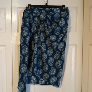 Fifteen Twenty Paisley Wrap Skirt